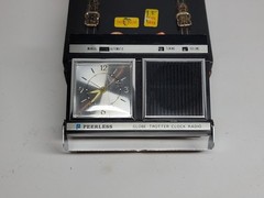 Peerless Globe-Trotter Clock / AM Radio Vintage