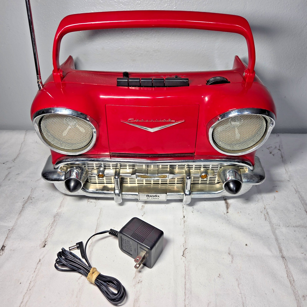 Randix Chevy 1957 Radio AM/FM Stereo w/Power Supply- Cassette Player Not Working
