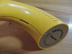 Vintage 1970s Yellow Panasonic Toot- A- Loop AM Radio R72 Works