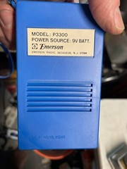 VINTAGE 1977 EMERSON AM POCKET RADIO P3300 ROYAL BLUE Excellent