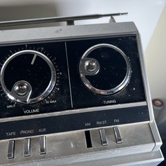 Vintage Sharp VZ2000 boombox japanese Radio & Record Player Work AS IS