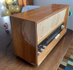 Germany Weimar 5350b Tube radio 1950s, Single End EL84