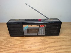 1980s Color Tunes Sound Design BLACK 4617 Radio Cassette Boombox – USED