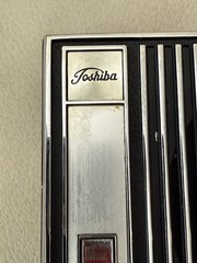Toshiba FM-AM 2 Band Radio Receiver 10M-890F 1966?? Rare Vintage Tested Working