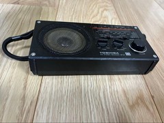TOSHIBA RP-S7X FM STEREO RECEIVER Portable FM SW MW 3Band Radio Black DC6V