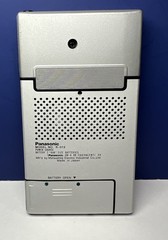 Vintage Panasonic R-012 AM X100kHz Transistor Radio w/ Original Case – Working