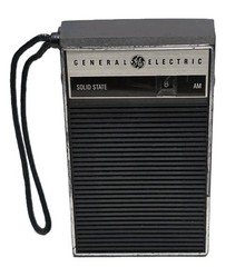 General Electric Solid State AM Vintage Pocket Radio Tested Works