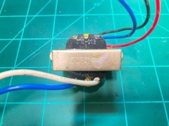Hitachi KC600 alarm clock radio AC Transformer tested works