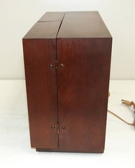 Nice!! Works!! Vtg MCM GE #T1025A AM/FM Stereo Tabletop Radio FOLDING SPEAKERS
