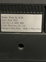Lloyd&rsquo;s Electronics FM Stereo AM Receiver Model No N736 Boombox