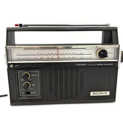 Vintage Sony FM/AM Radio JAPAN Solid State TFM-7300W Works! SEE VIDEO!