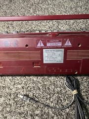 Vintage Radio Retro 1980&rsquo;s Sears Roebuck & Co SR-3000 Series – Red Boombox