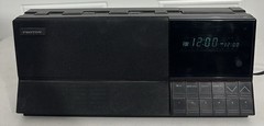 Proton RS-420 Stereo Clock Radio Alarm AM FM Vintage Retro 1989 Tested Works