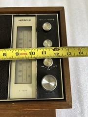 Vintage Panasonic K-780H FM AM 2-Band Wood Tabletop Radio 1975 Tested Works