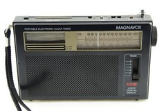 Magnavox Number 108 Portable Electronic Clock FM/ AM Radio Parts Only