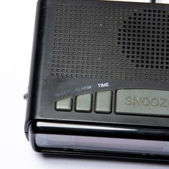 Electro Brand Am/fm Clock Radio Model 4610 In Working Condition