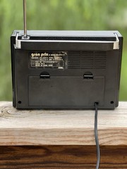 Vintage Grand Prix Radio AM FM Air PB-WB Receiver Model APW215 -TESTED WORKS