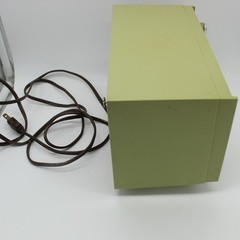 Zenith C462F Alarm Clock Radio AM/FM Green Vintage Solid Tested Works