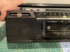 Vintage GE portable radio boombox w/ tape player model 3-5624A – Tested & works!