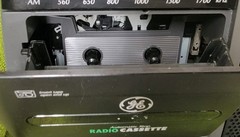 GE Model 3-5264A AM/FM Radio Cassette Recorder Tested