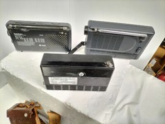 Vintage Radio x3 Multiband Transistor Radio Crown Philips Radio Shack 2xwork -AF