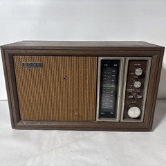 Vintage Sony Mahogany AM/FM Radio – Model TFM-9450W
