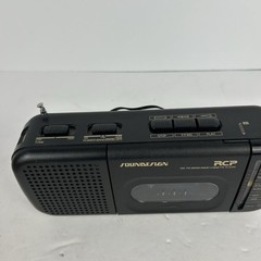 Sound Design-RCP AM/FM Radio Cassette Player Model 4612 BLK (Tested / Working)