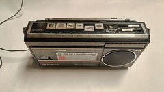 National FM-MW-SW 3-BAND RADIO CASSETTE RECORDER RX-1822 Works Great & No Issues