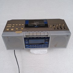 Vintage GE Alarm Clock Radio AM/FM Cassette Recorder Digital Model 7-4965A Works