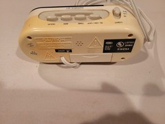 Vintage (2x) Zenith E-3000 Used Am/Fm Radio & UL ATC 9307-9 Alarm Clock w/ Light