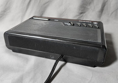 Vintage GE 7-4612BKA Digital Clock Radio Black & Silver (RECAPPED)