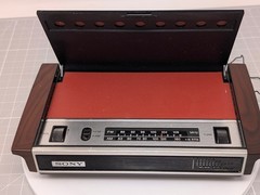 Rare Vintage MCM 1973 Sony TFM-1859W Desktop AM/FM Radio – TESTED READ