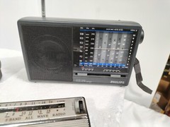 Vintage Radio x3 Multiband Transistor Radio Crown Philips Radio Shack 2xwork -AF