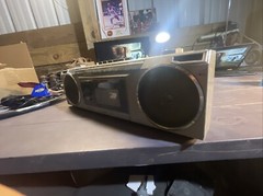 Vintage Radio Retro 1980&rsquo;s Sears Roebuck & Co SR-3000 Series – Red(Burg) Boombox