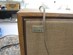 Vintage Sony Radio ICF-9650W AM/FM Stereo Woodworks Fidelity Sound -Tested Works