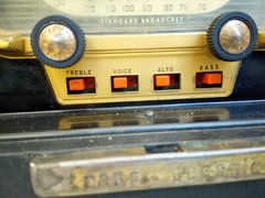 Vintage Zenith Trans-Oceanic wave magnet radio –works!