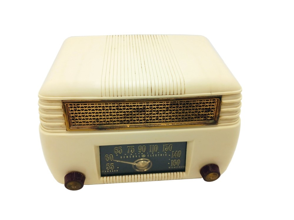 Vintage General Electric Model 201 AM Radio – WORKS GOOD