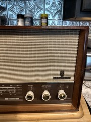 Orig. 1965 Grundig 4070U Tube Radio AM FM SW Germany Stereo Decoder AS-IS Beauty