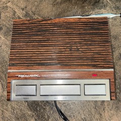 Vintage Realistic Weatheradio Weather Alert Radio Model 12-140 Faux Wood Works