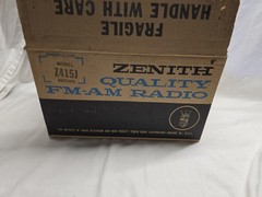 Zenith Quality Fm-am Radio Model Z415j Brown Box Only