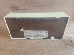 RCA Victor RDD19Z Clock Tube Radio AM 1950s Pale Yellow Parts Repair Vintage USA