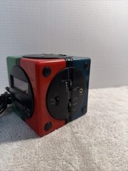 D530 Vtg 1990s GPX Gran Prix ALARM RADIO CLOCK rubiks simon Multi-Color CUBE