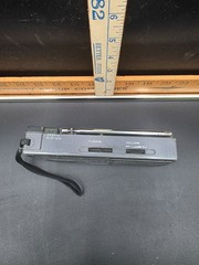 SANYO RPM-C5 AM/FM 2 BAND QUARTZ CLOCK RADIO ALARM W/ ANTENNA & STRAP WORKS.
