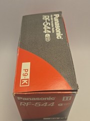 Vtg Black Portable PANASONIC AM/FM Radio #RF-544 with Speaker in original box