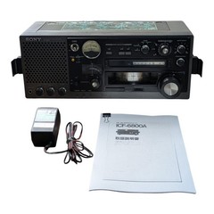SONY ICF-6800A FM MW SW 31-Band Receiver w/ Adapter Tested Works JP ZH0GS03 8.0