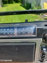General Electric Super Radio GE 7-2880B Long Range Black/Silver Working/0526ys5