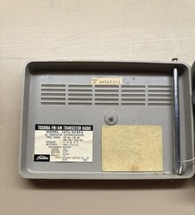 Vintage 1961 Toshiba 10TL-429F 2 Band 10 Transistor Radio Japan Tokyo Shibarura