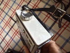 Working Vintage Toshiba IC-700 AM/FM/SW radio With leather case Tested Works