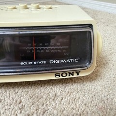 Vintage SONY Digimatic AM/FM Flip Clock Radio Alarm Solid State Working
