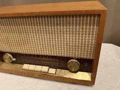 💙Grundig-Majestic Model 92 Radio tube WEST GERMANY 1950&rsquo;s « Hi-Fi Sound » works